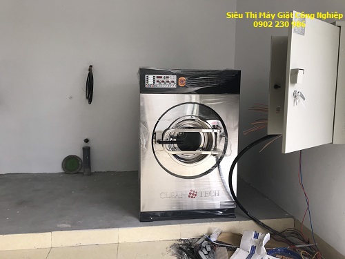 Máy giặt công nghiệp ALPS 28kg/mẻ nhập khẩu Hàn Quốc