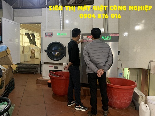 Bàn giao máy giặt công nghiệp cho khách sạn ở Thanh Hóa