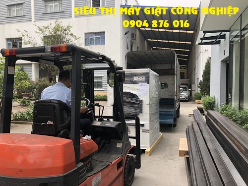 Bàn giao máy giặt công nghiệp cho khách sạn ở Thanh Hóa