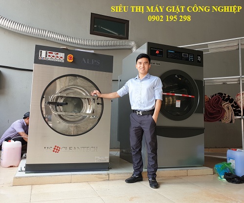 Vận hành chạy thử, nghiệm thu thiết bị máy giặt công nghiệp cho trung tâm người khuyết tật Thụy An, Ba Vì