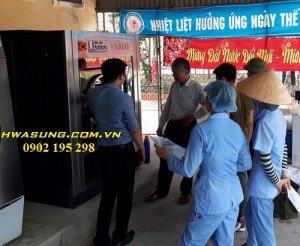 Hướng dẫn sử dụng máy giặt công nghiệp tại bệnh viện Lao - Phổi Nghệ An