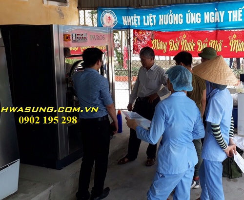 Hướng dẫn sử dụng máy giặt công nghiệp tại bệnh viện Lao - Phổi Nghệ An