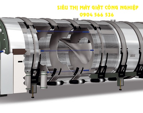 Cấu tạo máy giặt đường hầm