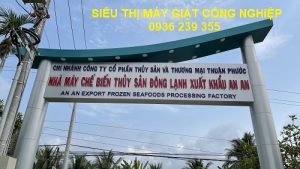 Lắp đặt thiết bị giặt sấy công nghiệp tại Tiền Giang cho công ty thủy sản An An