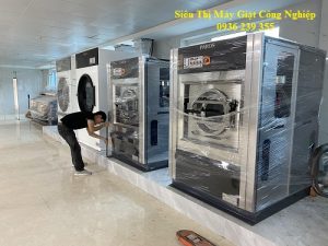 Lắp đặt máy giặt sấy tai Quảng Ninh cho tập đoàn Than và Khoáng Sản Vinacomin