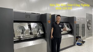 Lắp đặt máy giặt sấy phòng sạch tại Ninh Bình cho công ty MCNEX VINA