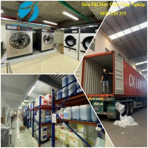 Bàn giao thiết bị cho hệ thống phòng giặt của công ty cán thép Thái Nguyên