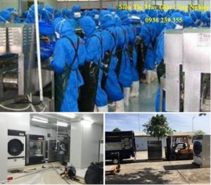Cung cấp thiết bị phòng giặt cho công ty thủy sản Thuận Phước