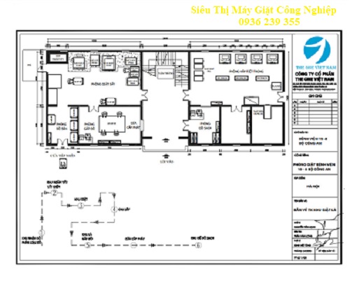 Tư vấn lắp đặt thiết bị giặt sấy cho bệnh viện 198