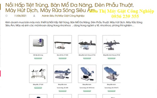 Máy hấp tiệt trùng cho bệnh viện