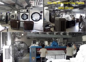 Nghiệm thu thiết bị giặt sấy cho trung tâm tiệc cưới White Palace Sài Gòn