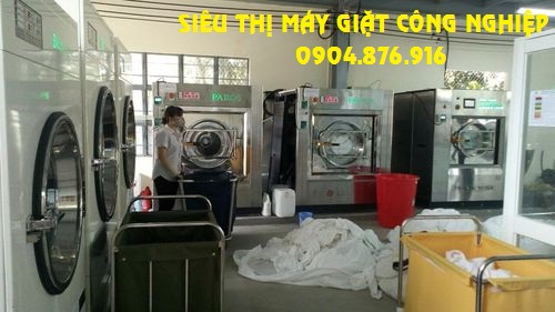Máy giặt sấy công nghiệp cho khách sạn, khu nghỉ dưỡng