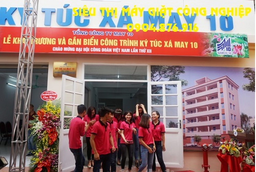 Máy giặt sấy đồ ký túc xá công ty