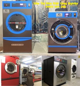 Ảnh máy giặt công nghiệp được khách lựa chọn sử dụng