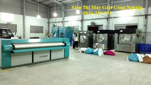 lắp đặt thiết bị giặt sấy tại Xưởng Giặt
