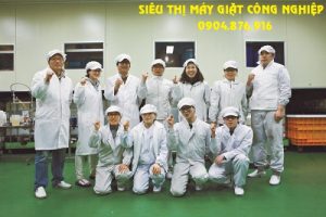 Đồ bảo hộ công nhân sau khi giặt