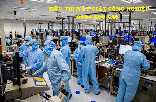 Khu vực nhà máy của Công ty sản xuất linh kiện điện tử