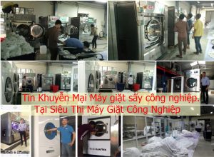 Xả kho Máy giặt máy sấy công nghiệp.