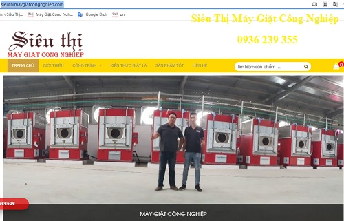 Siêu thị máy giặt công nghiệp