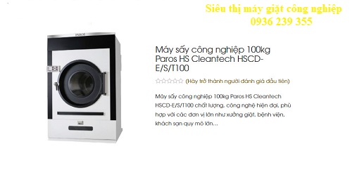 Máy sấy công nghiệp Paros 100kg