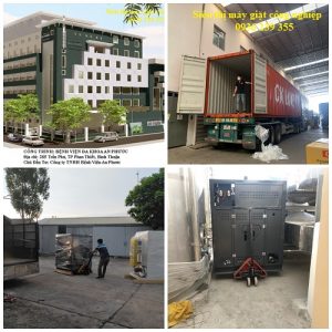 Nghiệm thu thiết bị giặt sấy bệnh viện tại Bình Thuận cho bệnh viện An Phước