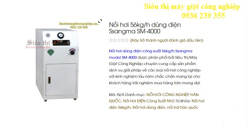 Nồi hơi dùng điện cho bệnh viện tại Hưng Yên