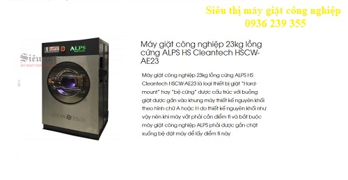 Máy giặt công nghiệp Hàn Quốc 23kg tại Quảng Trị
