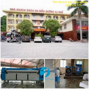 Nghiệm thu máy giặt công nghiệp cho Đoàn An Điều Dưỡng 41 Huế