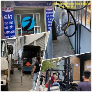 Nghiệm thu thiết bị cho tiệm giặt là công nghiệp 5S tại Quảng Bình