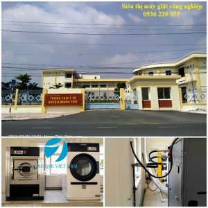 Nghiệm thu thiết bị giặt sấy bệnh viện tại Vĩnh Long cho trung tâm y tế huyện Măng Thít