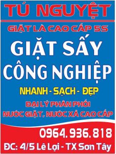 Hệ thống giặt là 5S tại Sơn Tây
