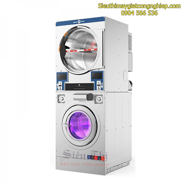 Máy Giặt Sấy Công Nghiệp Chồng Tầng Speed Union