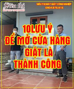 10 Lưu ý để mở cửa hàng giặt là thành công