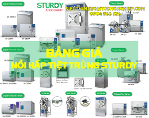 Bảng giá nồi hấp tiệt trùng Sturdy