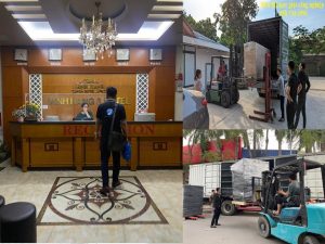 Bàn giao thiết bị phòng giặt khách sạn tại Thanh Hóa cho khách sạn Minh Hằng 3