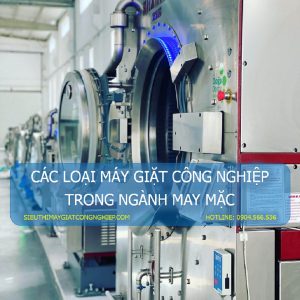 Các loại thiết bị giặt may mặc