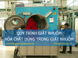quy trình giặt nhuộm