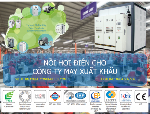 Nồi hơi cho công ty may