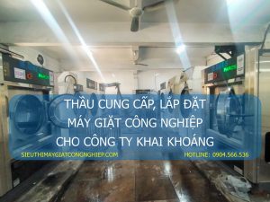 Máy giặt công nghiệp cho mỏ than