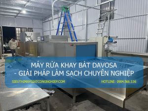MÁY RỬA KHAY BÁT DAVOSA