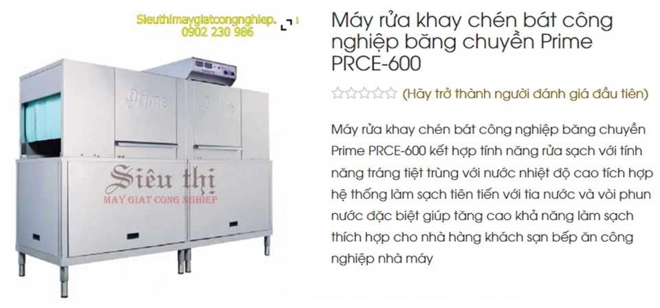 Máy rửa bát băng tải nhập khẩu Hàn Quốc