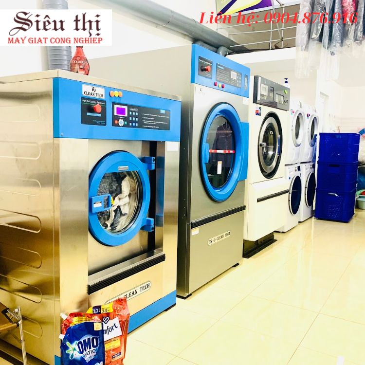 Mô hình Siêu thị máy giặt công nghiệp đã len cho khách tại Hà Nội