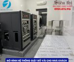 Mô Hình Hệ Thống Giặt Đồ Vải Cho Nhà Khách