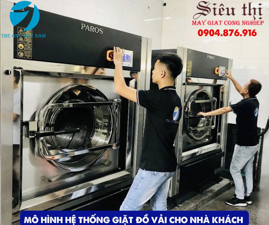 Mô Hình Hệ Thống Giặt Đồ Vải Cho Nhà Khách