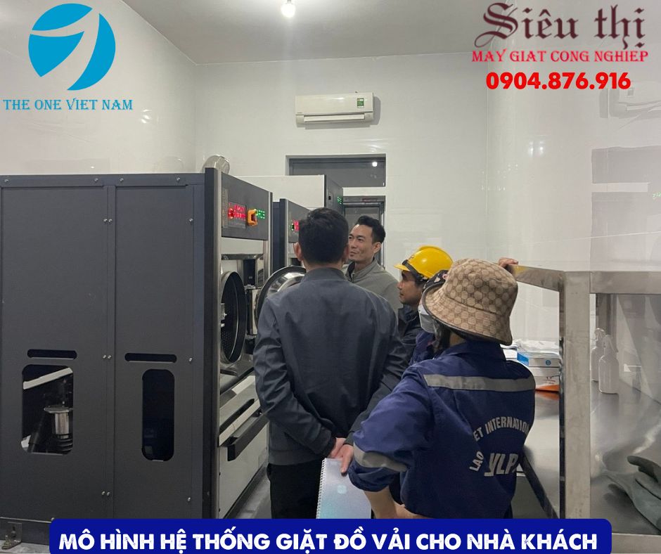 Mô Hình Hệ Thống Giặt Đồ Vải Cho Nhà Khách