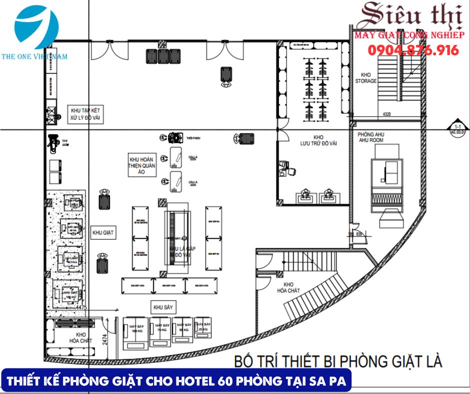 Tối Ưu Quy Trình Giặt Cho Hotel 60 Phòng Tại Sa Pa: Ngăn Chéo Nhiễm Chỉ Với 5 Bước Đơn Giản