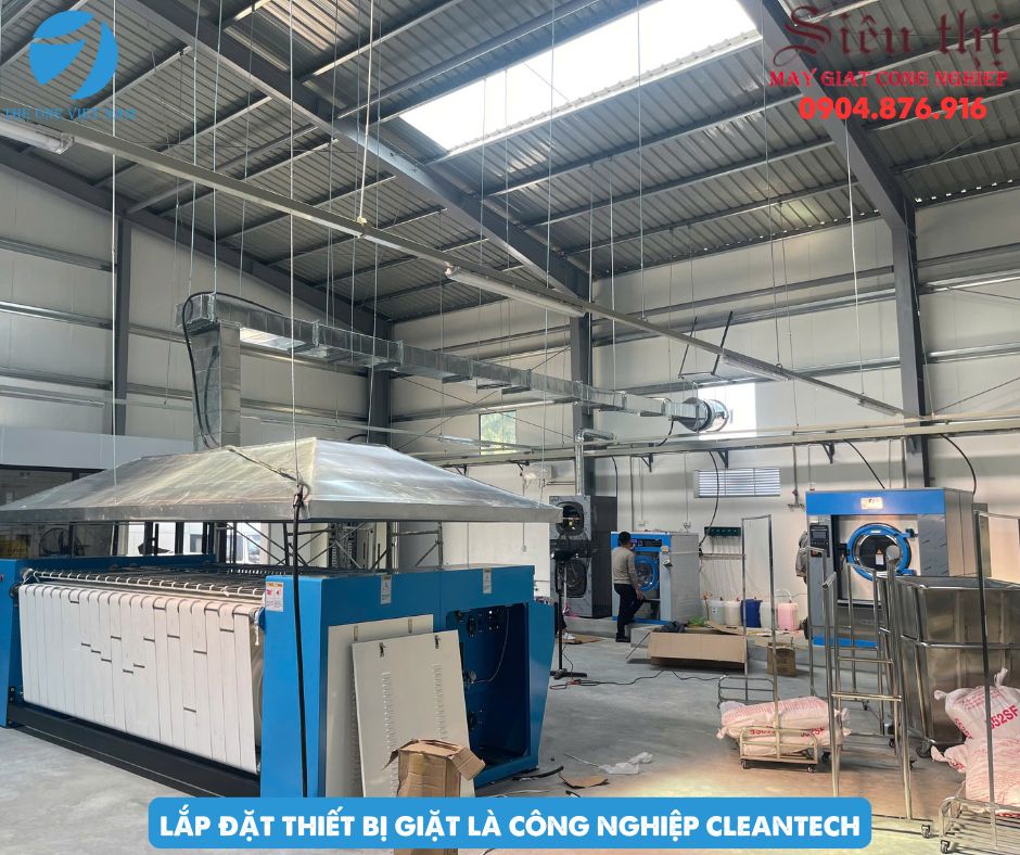 Thiết Bị Giặt Là Công Nghiệp Cleantech: Tiết Kiệm 30% Chi Phí Cho Resort
