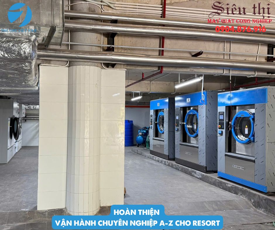 Hệ Thống Giặt Sấy Cleantech: Vận Hành Chuyên Nghiệp A-Z Cho Resort