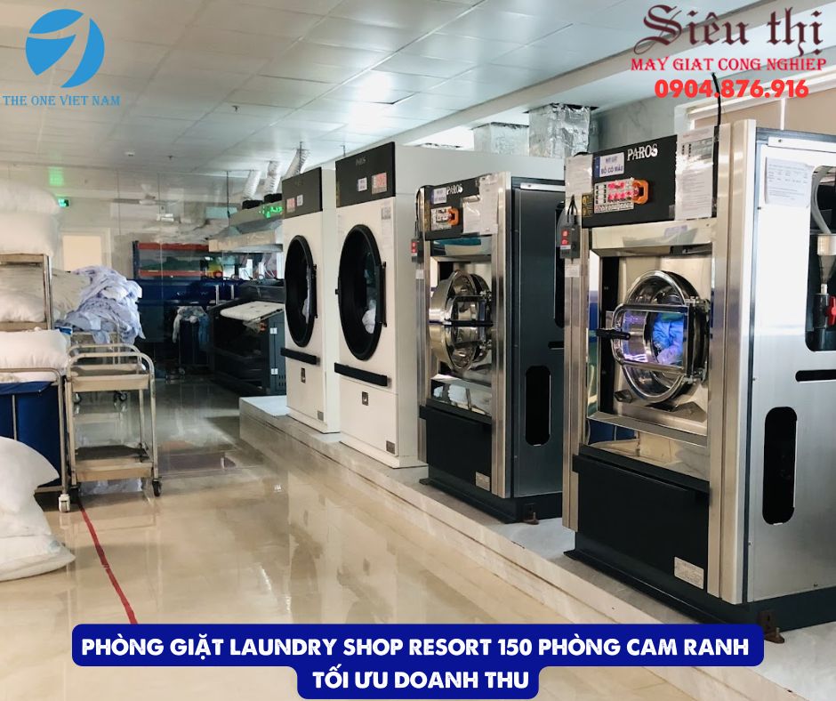 Phòng Giặt Laundry Shop Resort 150 Phòng Cam Ranh Tối Ưu Doanh Thu
