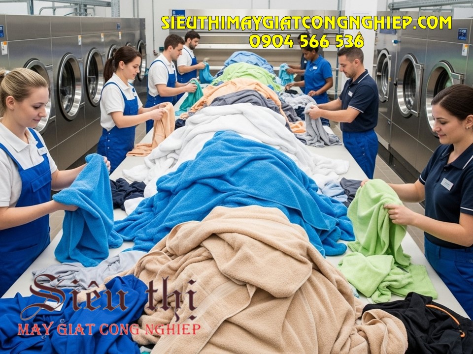 Lợi ích vượt trội và những yếu tố cần cân nhắc khi thuê dịch vụ giặt ủi công nghiệp